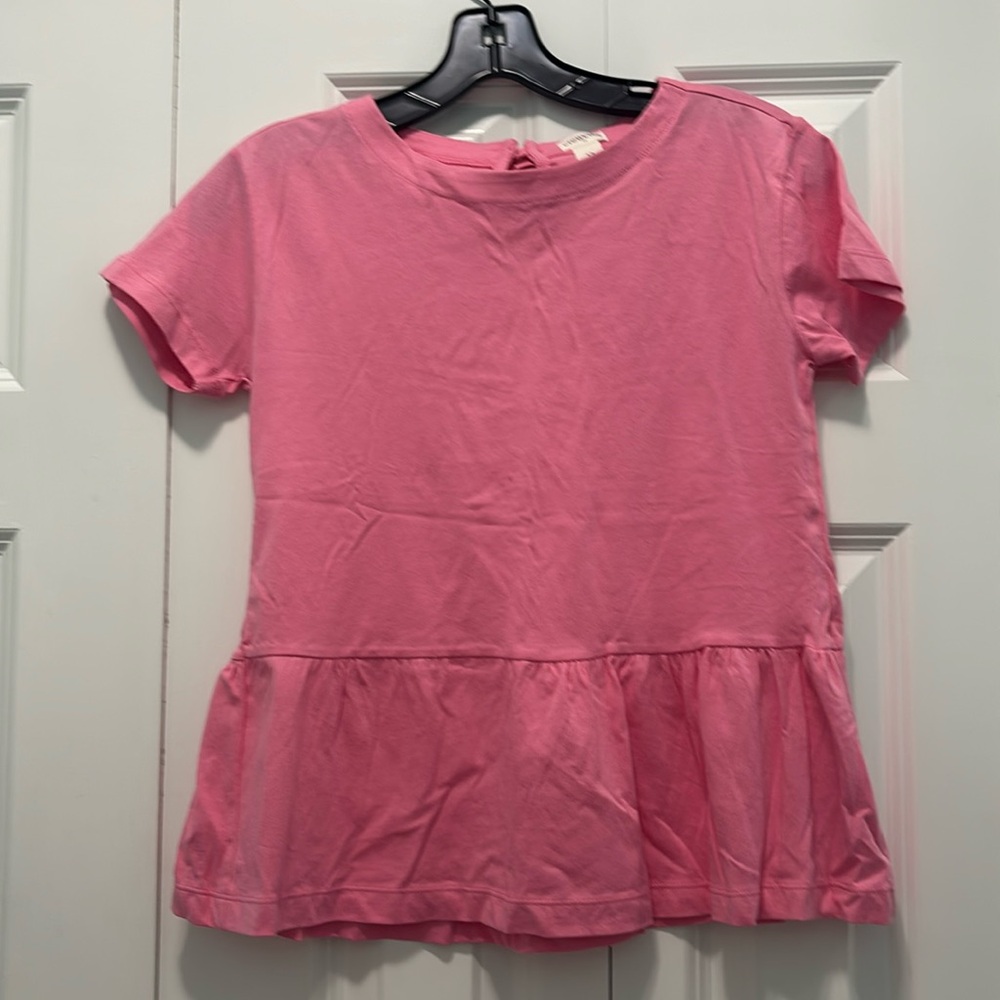 Pink Crewcuts shirt with bow in back